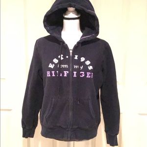 Tommy Hilfiger Vintage Navy Zip Hoodie